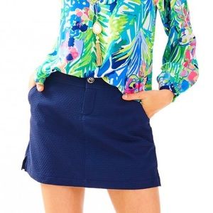 EUC Navy Nicki Skort Lilly Pulitzer 10